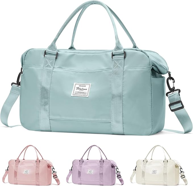 Gym Bag Womens,Travel Duffel Carry on Bag Sport Tote Bag Weekend Overnight Bag