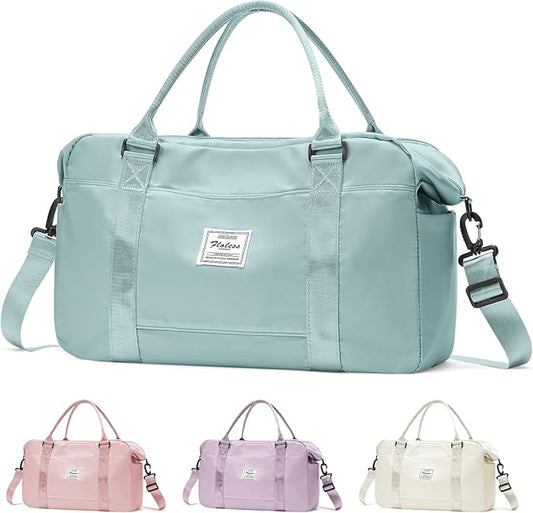 Gym Bag Womens,Travel Duffel Carry on Bag Sport Tote Bag Weekend Overnight Bag