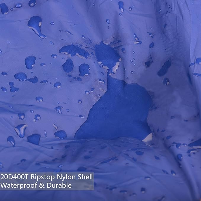 AGEMORE Ultralight Warm Weather Sleeping Bag, Portable Lightweight Waterproof Compact Sleeping Bag with Compression Sack, Fit for Kids Teens or Adults Outdoor Camping, Backpacking & Hiking