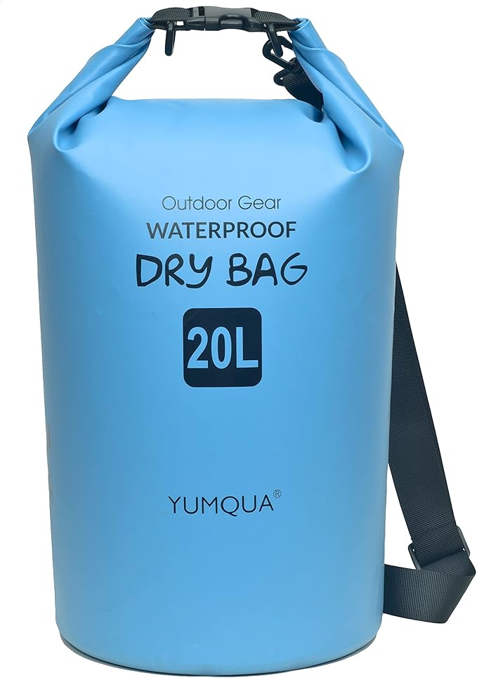 Waterproof Dry Bag Backpack 5L/10L/20L/30L/40L, Roll Top Floating Waterproof Storage Bags for Kayaking, Boating, Swimming, Hiking, Camping and Fishing