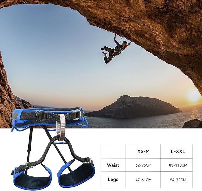 KAILAS B4 Rock Climbing Harness Men Roofing Harness Safety Belt Climbing Gear Adjustable Mountaineering Lightweight