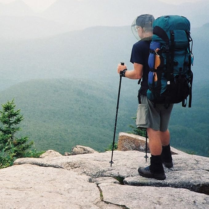 Anvin Mosquito Head Mesh Nets Gnat Face Netting for No See Ums Insects Bugs Gnats Biting Midges from Any Outdoor Activities, Works Over Most Hats Comes with Free Stock Pouches (3pcs, Grey)