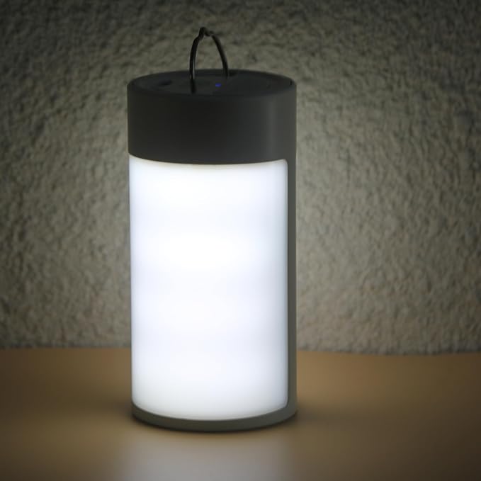 Survival Camping Lantern, Rechargeable LED Camping Lantern,62LEDs,3 Modes & SOS, Rechargeable for 4hrs, Small & Light, Emergency Light for Blackout, Hurricane Hiking Light(White)