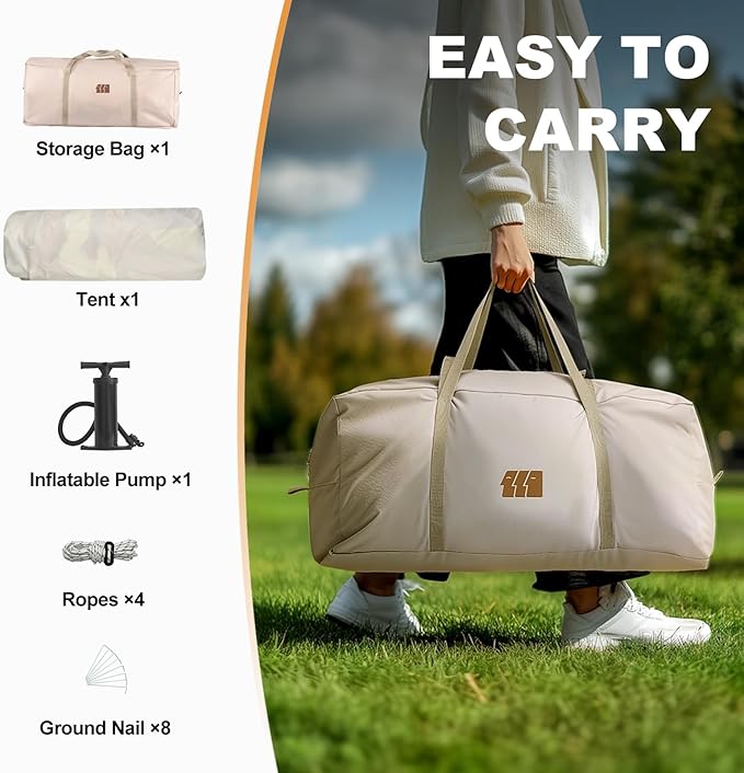 Inflatable Tents for Camping, Large Blow Up Tents for Camping Easy Set Up