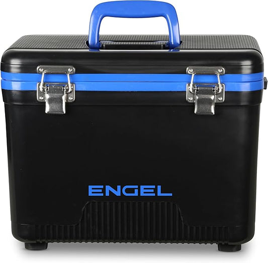 ENGEL 13qt Leak-Proof, Air Tight, Drybox Cooler and Small Hard Shell Lunchbox for Men and Women