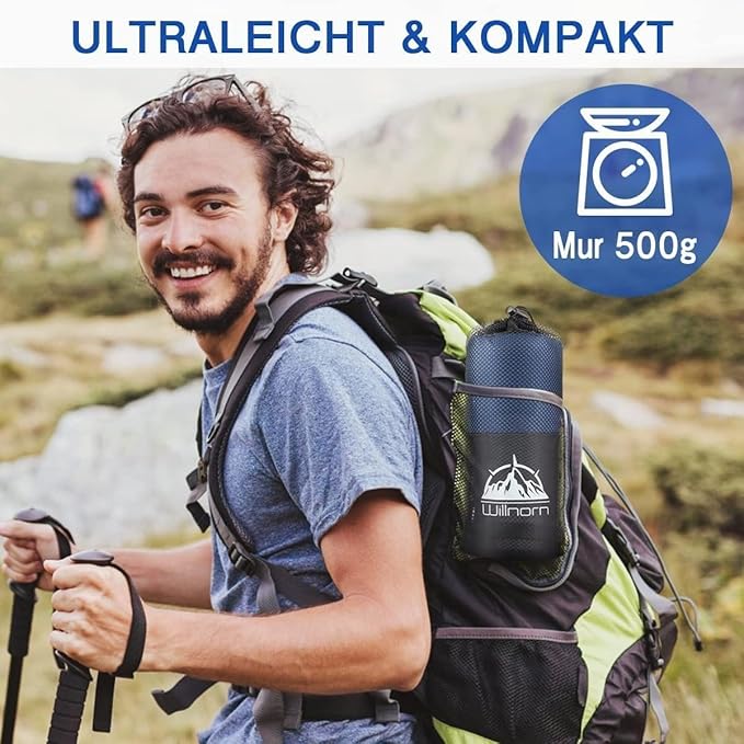 Sleeping Bag Liner,Travel Sheets & Adult Sleep Sack & Self Tan Sleep Sack for Backpacking,Hotel, Hostels, Lightweight Single Camping Sleep Pod