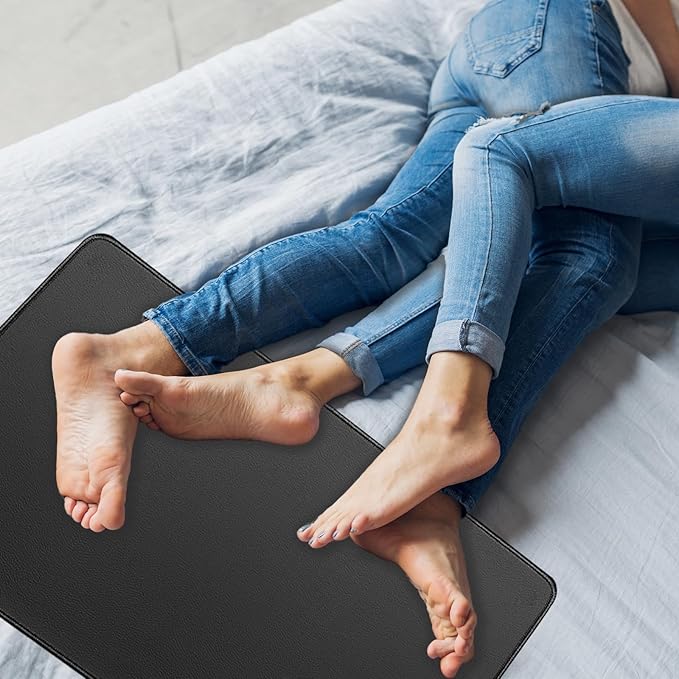 Grounding Mat Kit, 23.6x35.4 Inch Earth Mat with 15 Ft Grounding Cord, Grounded Products Kit Sleep Pad Yoga Pad for Better Sleep Stress Relief