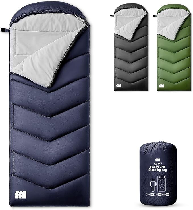 Sleeping Bags for Adults Cold Weather,Portable, Waterproof,Lightweight Sleeping Bag for Tall Girls Boys with Compression Sack for Warm Camping, Hiking, Outdoor & Indoor