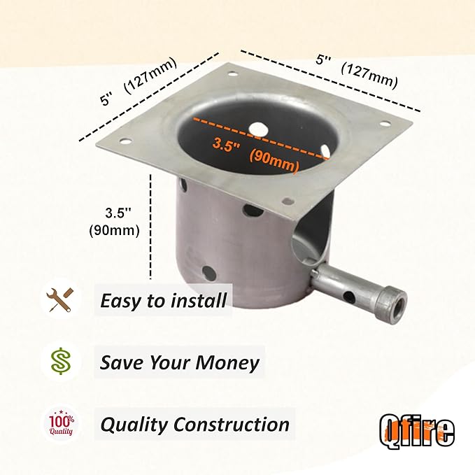 Replacement Part for Traeger D2 Hot Rod/Firepot Combo Kit - Pro 575 & Pro 780,20v Igniter & Fire pot Combo For Traeger Ironwood 650/885 Wood Pellet Grill