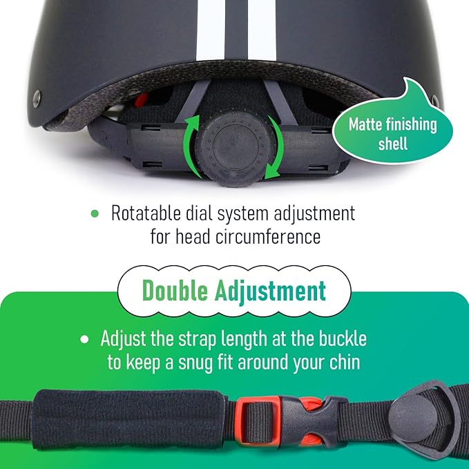 MOUNTALK Kids/Toddler Bike Helmet,Skateboards Helmets for Age 3-5/5-8/8-14 Years Old Junior Boys and Girls Helmet, Adjustable 3 Sizes Cover Children to Adult