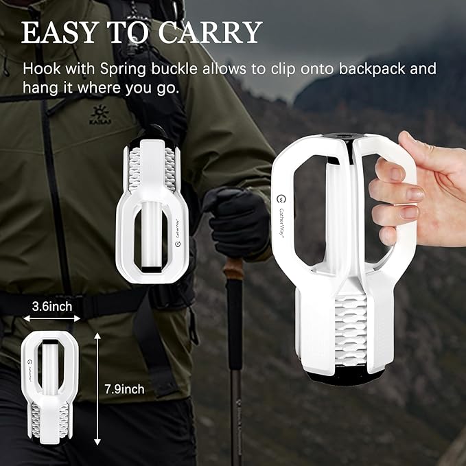 Rechargeable LED Camping Lantern - Free-Grip Design,4 Modes,IP65 Waterproof,3000K Warm Glow, Lightweight Portable Outdoor Light,Emergency Tent Light for Hiking,Backpacking & Home Use