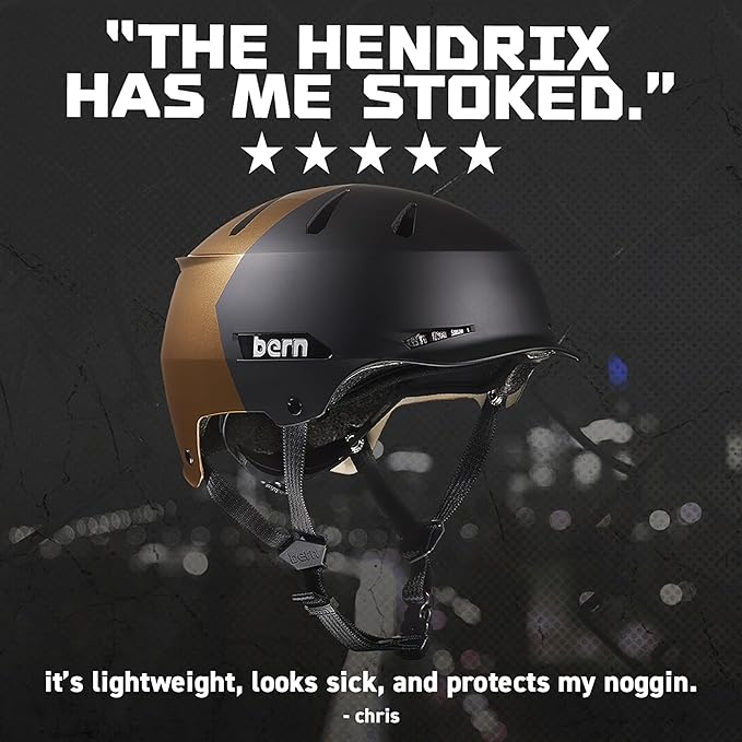 Bern Hendrix MIPS Adult Bike Helmet with Rotational Impact Protection│Adjustable│Adapts to All Seasons│Fully Certified