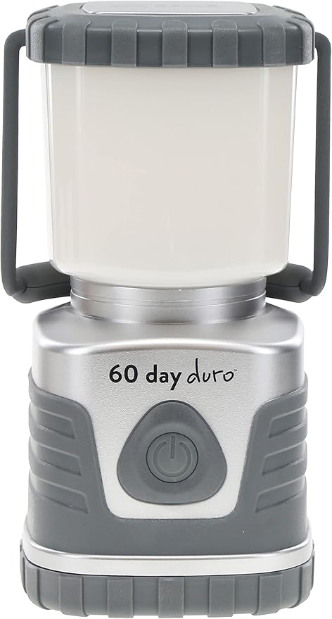 ust 60-DAY Duro LED Portable 1200 Lumen Lantern with Lifetime LED Bulbs and Hook for Camping, Hiking, Emergency and Outdoor Survival