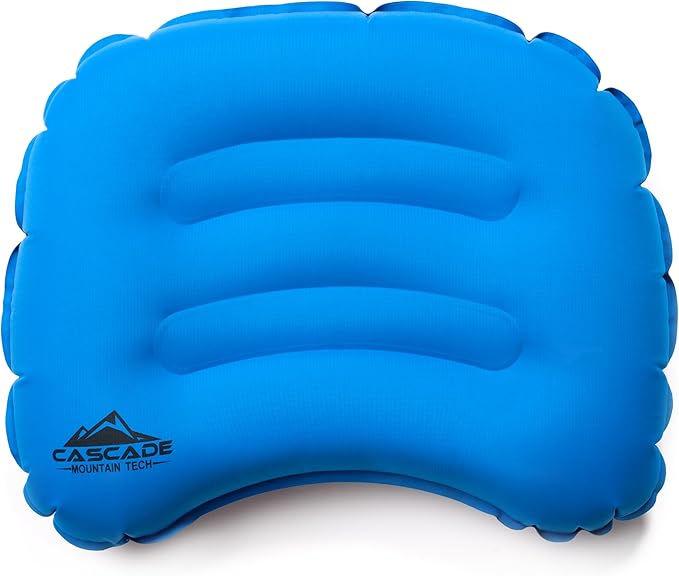 Cascade Mountain Tech Camping Sleeping Pad with Pillow Carry Bag