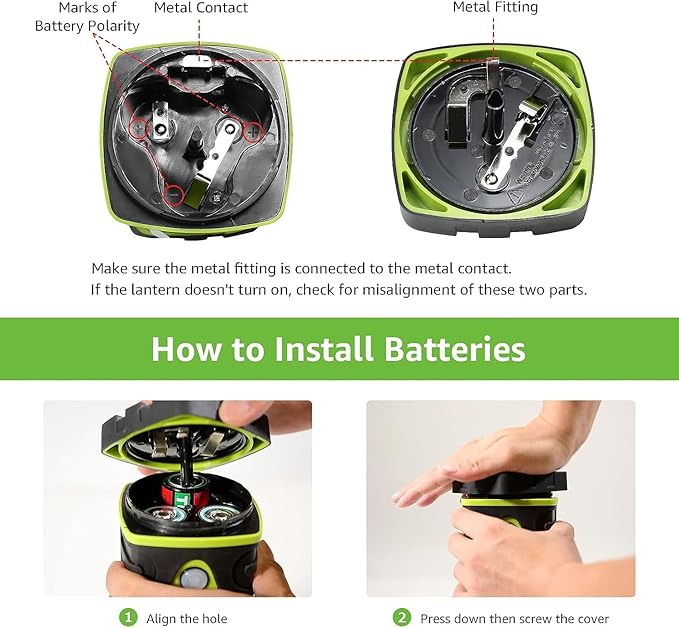 Lepro Bundle - 1000LM Battery Powered LED Camping Lantern & 2 Packs 230°COB Wide Beam & Adjustable Spotlight, Waterproof Headlamp