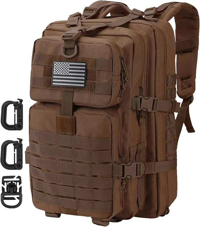MOLLE Assault Pack, Tactical Backpack Military Army Camping Rucksack, 3-Day Pack