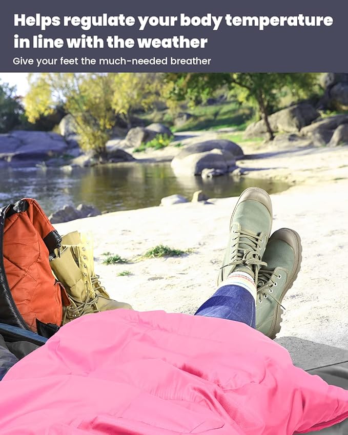 Sportneer Sleeping Bags for Adults, Warm & Cold Weather Sleeping Bag for Adults Kids Boys Girls - Lightweight Compact Camping Gear Equipment, Traveling, Backpacking, Hiking