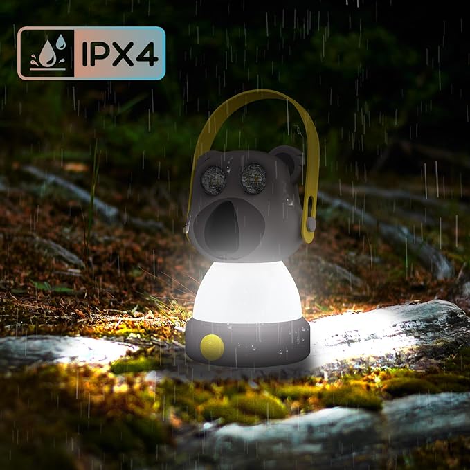 Kids Camping Lanterns, Battery Powered Night Light for Emergency, Hurricane, Lightweight Tent Lamp (Koala)