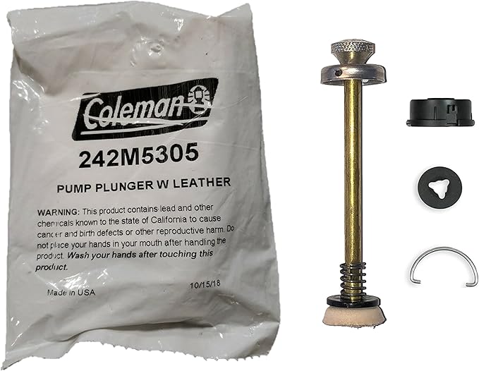 Coleman 242M5305 Lantern Pump Plunger Kit with Leather Pump Cup