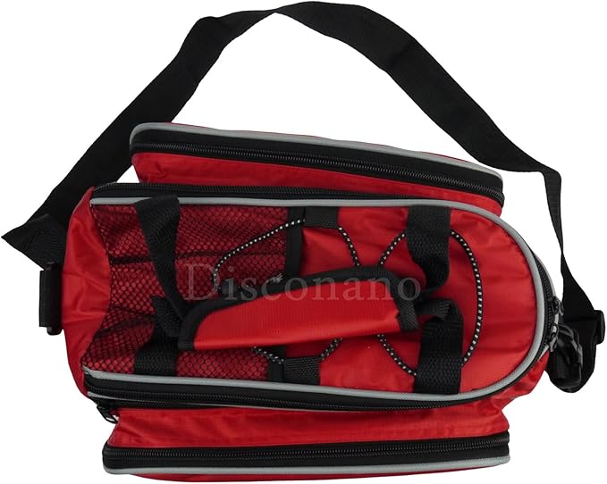 Disconano® Waterproof Multi Function Excursion Cycling Bicycle Bike Rear Seat Trunk Bag Carrying Luggage Package Rack Panniers with Rainproof Cover
