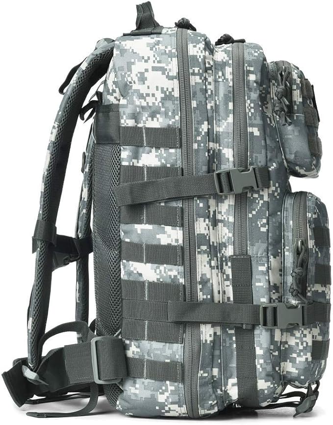 REEBOW GEAR Military Tactical Backpack Large Army 3 Day Assault Pack Molle Bag Backpacks (ACU Camo)