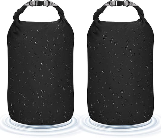 Desoto Waterproof Dry Bag 2 packs, 2L/5L/10L/20L/40L/70L Dry Sack Lightweight Portable, Dry Storage Bag to Keep Gear Dry Clean for Kayaking, Gym, Hiking, Swimming, Camping