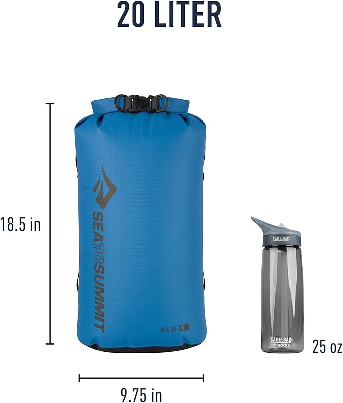Sea to Summit Big River Dry Bag, Ultra-Durable Roll-Top Dry Storage