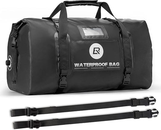 ROCKBROS Waterproof Duffel Bag 20L Motorcycle Travel Dry Duffel Bag for Motorcycling Boating Kayaking Camping Fishing Outdoor Adventure for Men Women