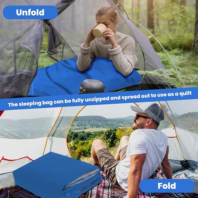WILDROOTS Outdoor Camping Sleeping Bags for Hiking, Hunting, Travel