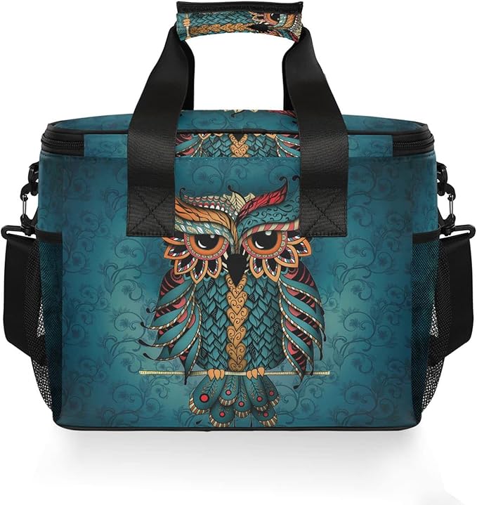 Cooler Bag Insulated Picnic Bag Large Lunch Box Reusable Tote Bag Soft Sided Portable Beach Cooler Grocery Camping