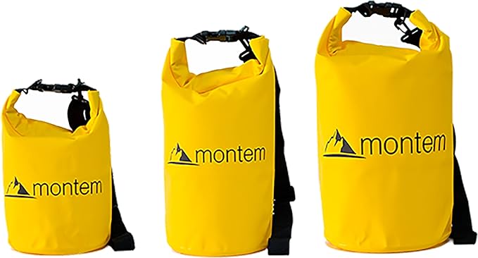 Montem Premium Waterproof Bag/Roll Top Dry Bag - Perfect for Kayaking/Boating/Canoeing/Fishing/Rafting/Swimming/Camping/Snowboarding