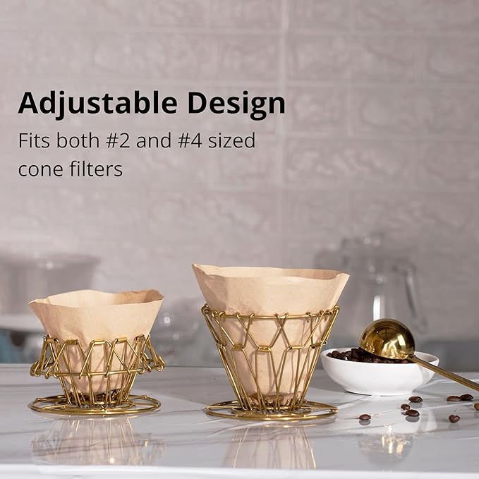 Collapsible Pour Over Coffee Dripper - Metal Coffee Dripper Set For Camping Pour Over Coffee - Pour Over Coffee Dripper & Pour Over Coffee Set, Travel Pour Over Coffee Dripper