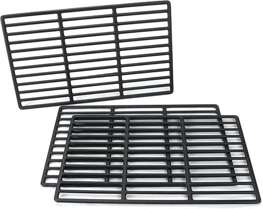 Hisencn 17.8'' Cooking Grates for Char-Griller Legacy 2190 Grill, Cast Iron Grates Replacement Parts for Dyna Glo DGN486DNC, DGN486SNC,DGN576DNC, Fit for Napoleon LD4 LD4NSS R525 R525NK R525SB