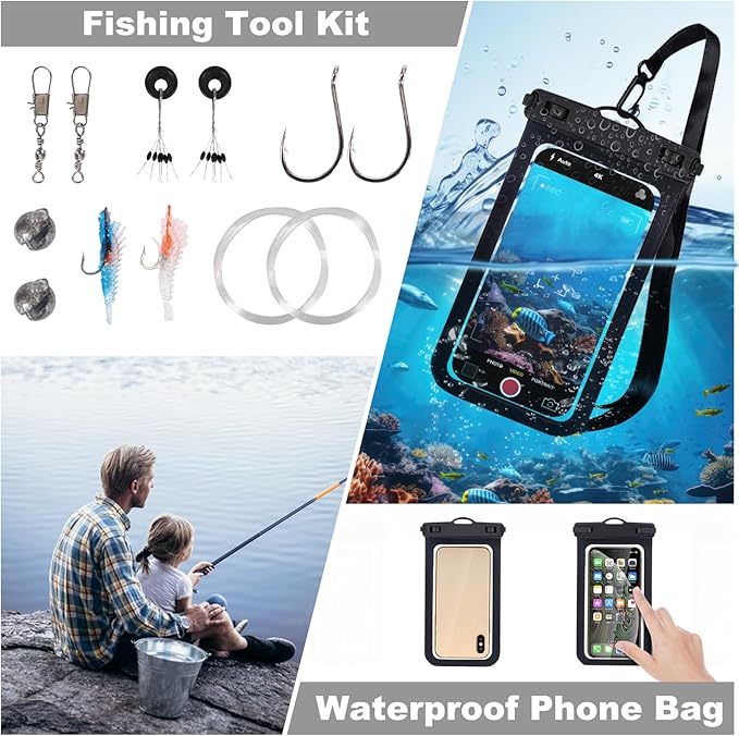 Boat Emergency Kit 2-in-1 Waterproof First Aid Kit