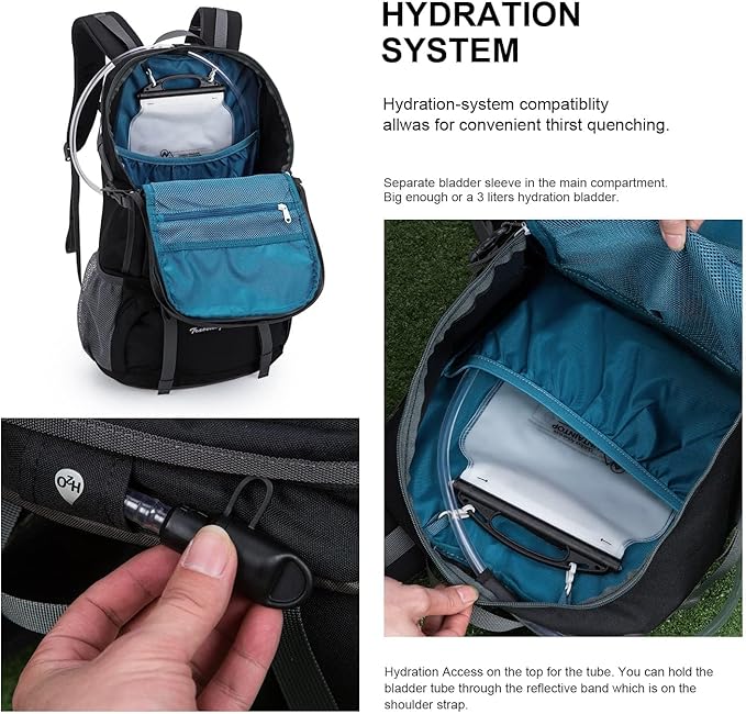 MOUNTAINTOP 40L Hiking Backpack Lightweight Travel Backpack for Men&Women Outdoor Camping Backpacking