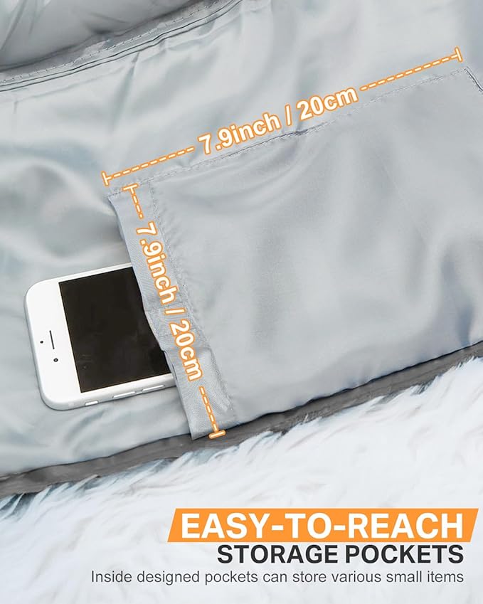 Rantizon Sleeping Bags for Adults Backpacking Lightweight Waterproof- Cold/Warm Weather Sleeping Bag for Mens Kids Boys Girls Camping Essentials Hiking Outdoor Travel Hunting with Compression Bags