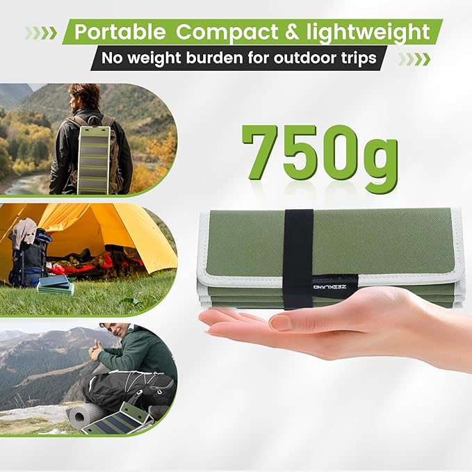 5200mAh Solar Camping Lantern & Power Bank - 10W Fast Solar Charger, IPX4 Waterproof LED Emergency Light with USB/Type-C, 10H Runtime for Camping, Hiking, Power Outages (Green)