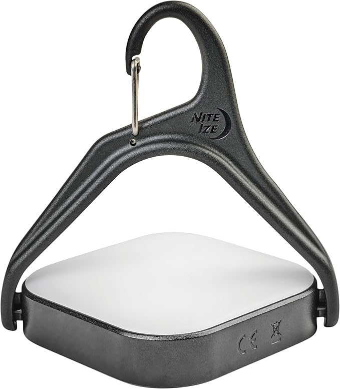 Nite Ize Radiant Revolve Rechargeable & Solar Lantern - Premium Solar Light for Camping Accessories & Backpacking Gear - Weather-Resistant Design with 360-Degree Rotating Body