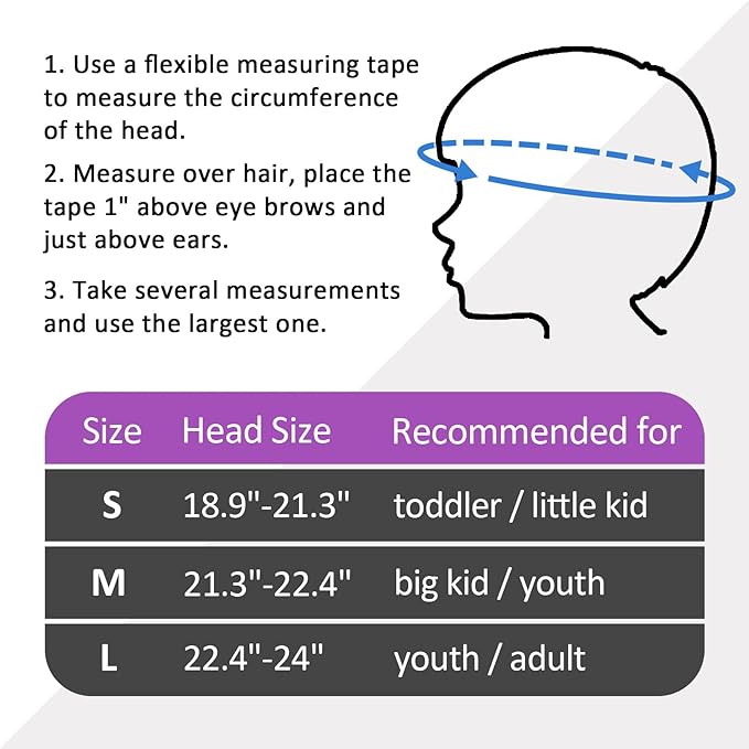 Skateboard Bike Helmet, Lightweight Adjustable, Multi-Sport for Bicycle Skate Scooter, 3 Sizes for Adult Youth & Kids