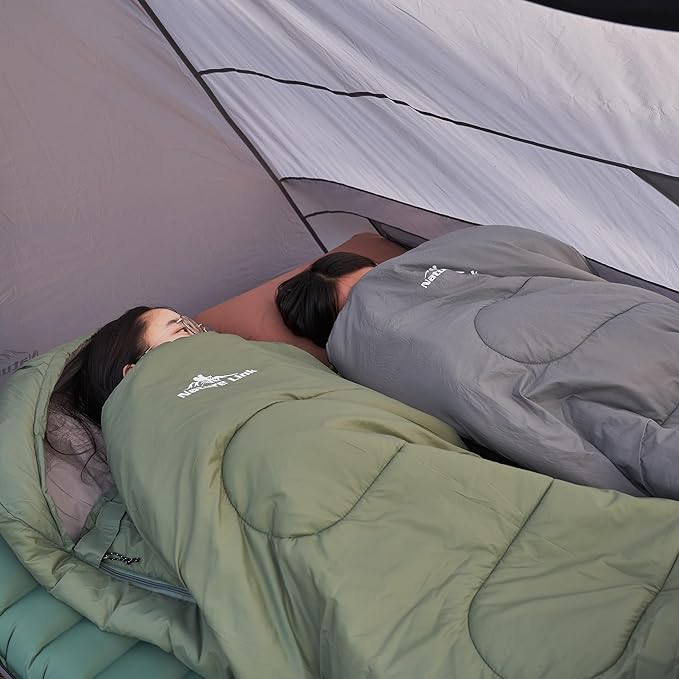 Lightweight Mummy Sleeping Bag 2.87lbs, Backpacking Sleeping Bag 42℉-55℉, Nylon Shell and Lining, Compact, Ultralight Sleeping Bag for Backpacking Camping Hiking