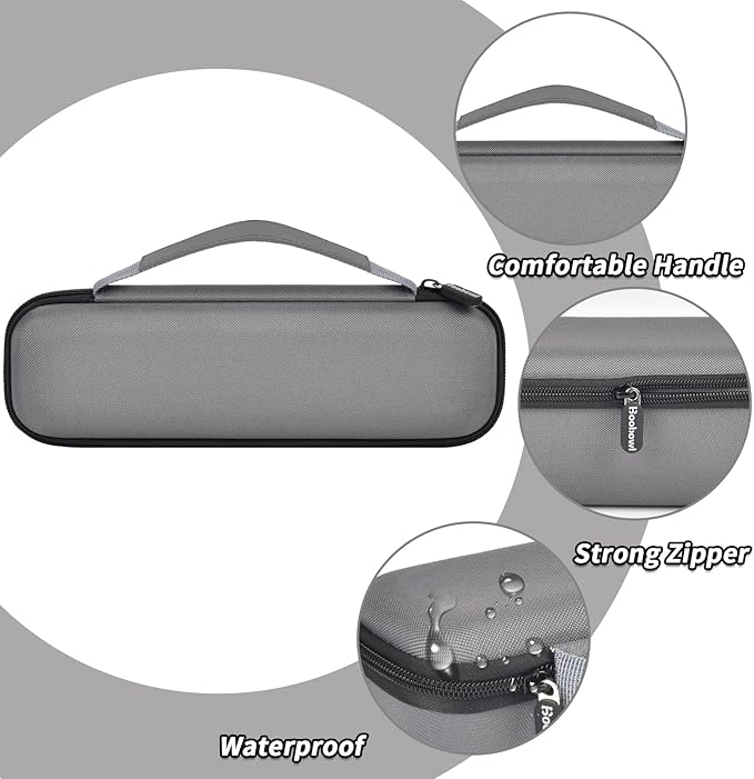 Boobowl Case Compatible with BYSOU/for AsFrost/for SupeDesk/ for Outask Camping Light Telescopic and Collapsible Night Mobile Lighting Battery, Outdoor Camping Lantern Bag (Box Only) (Grey)