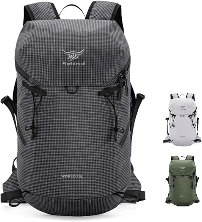 15L Hydration Backpack with 2L Water Bladder - Lightweight Running Vest for Men, Hiking Backpack Trail Running Pack for Cycling, Hiking, Outdoor Sports (3 Colors)
