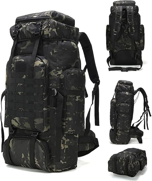 King'sGuard 70L Camping Hiking Backpack Tactical Backpack Military Molle Rucksack Backpack for Outdoor