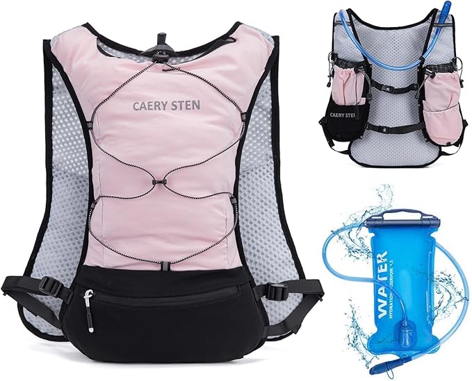 Hydration Backpack，Water Backpack，Water Vest for Running Women，Running Backpack with Water Bladder，Rave Runner Hydration Pack
