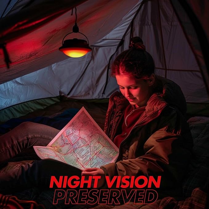 SUBOOS Gen 2 Pro 3000LM UFO Camping Lantern Rechargeable, Portable Tent Light, 200h Runtime, Waterproof for Camping, Canopy, Vendor, Emergency, Outage