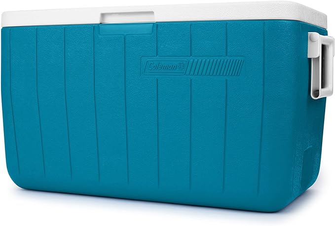 Coleman Chiller 48qt Insulated Portable Cooler with Ice Retention & Heavy-Duty Handles, Made in USA