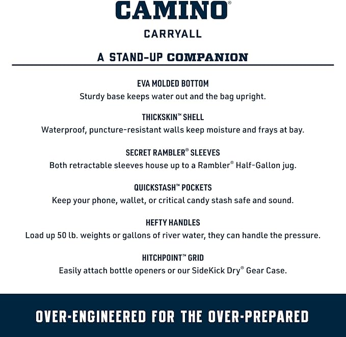 YETI Camino 20 Carryall with Internal Dividers, All-Purpose Utility Bag