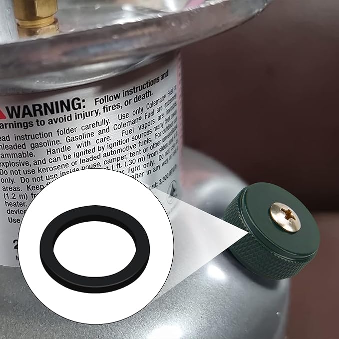 Fuel Cap Seals for Coleman 220 Lanterns and Stoves Fuel Caps 12-Pack (NO.2)