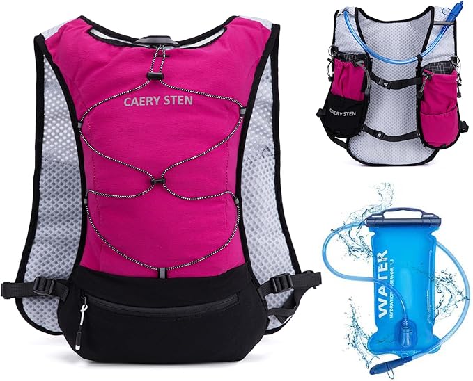 Hydration Backpack，Water Backpack，Water Vest for Running Women，Running Backpack with Water Bladder，Rave Runner Hydration Pack