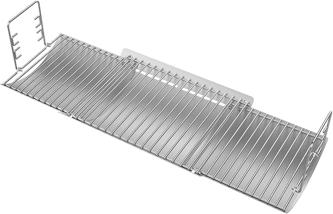 Adjustable Ash Pan Replacement Parts for Char-griller 200048 1224 2121 2123 2828 2222,Charbroil 17302056 19302056 Charcoal Grill Accessories, Oklahoma Joe's 19302087, Royal Gourmet CC1830F Grill Parts